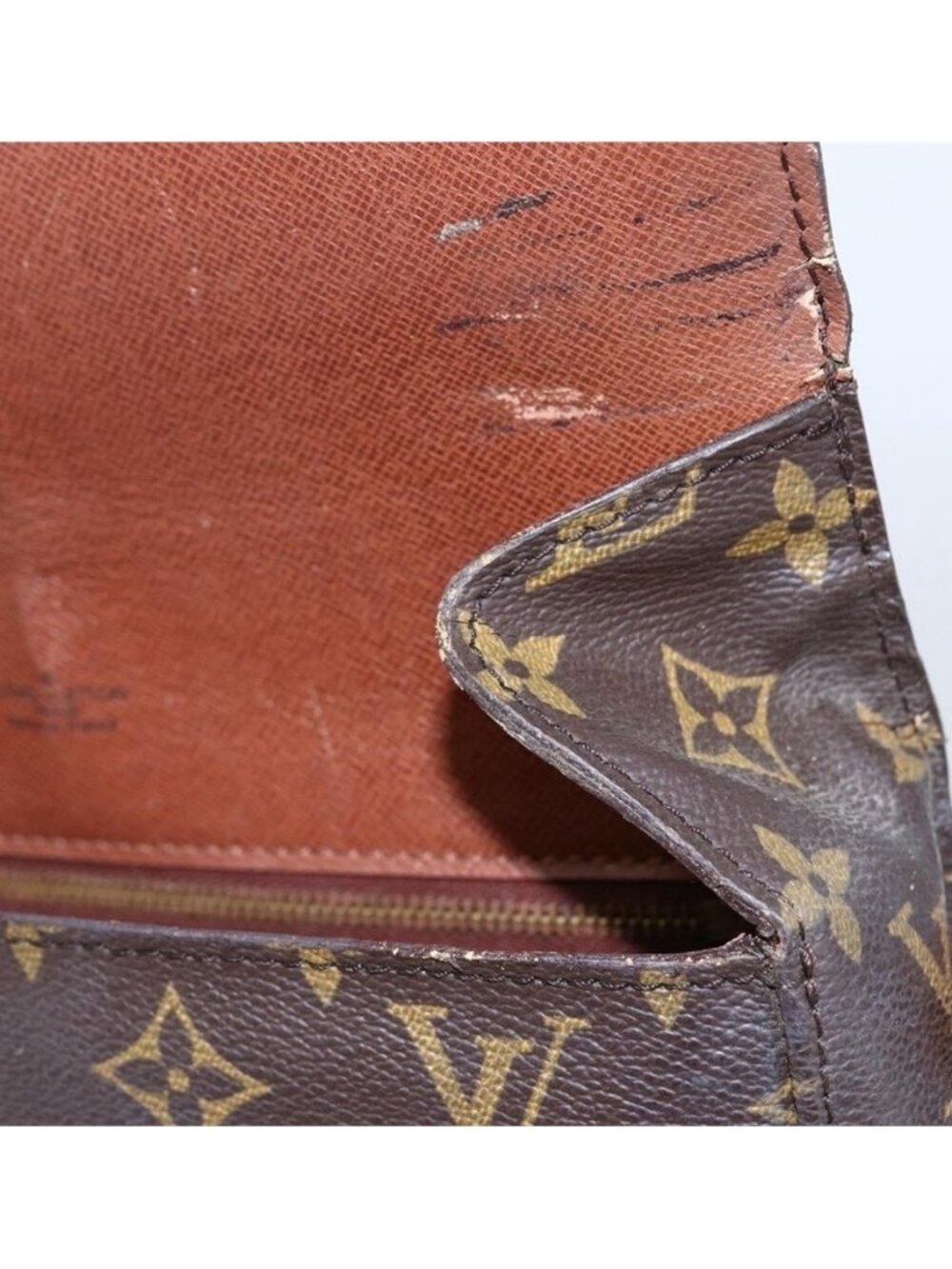 Authentic LOUIS VUITTON Monogram Monogram Saint Cloud GM Shoulder Bag M51242 - Picture 6 of 16
